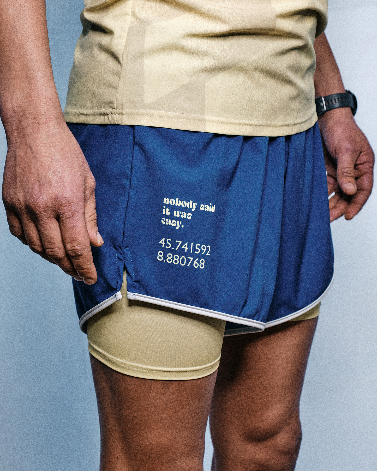 92LAB DOUBLE  NAVY-YELLOW