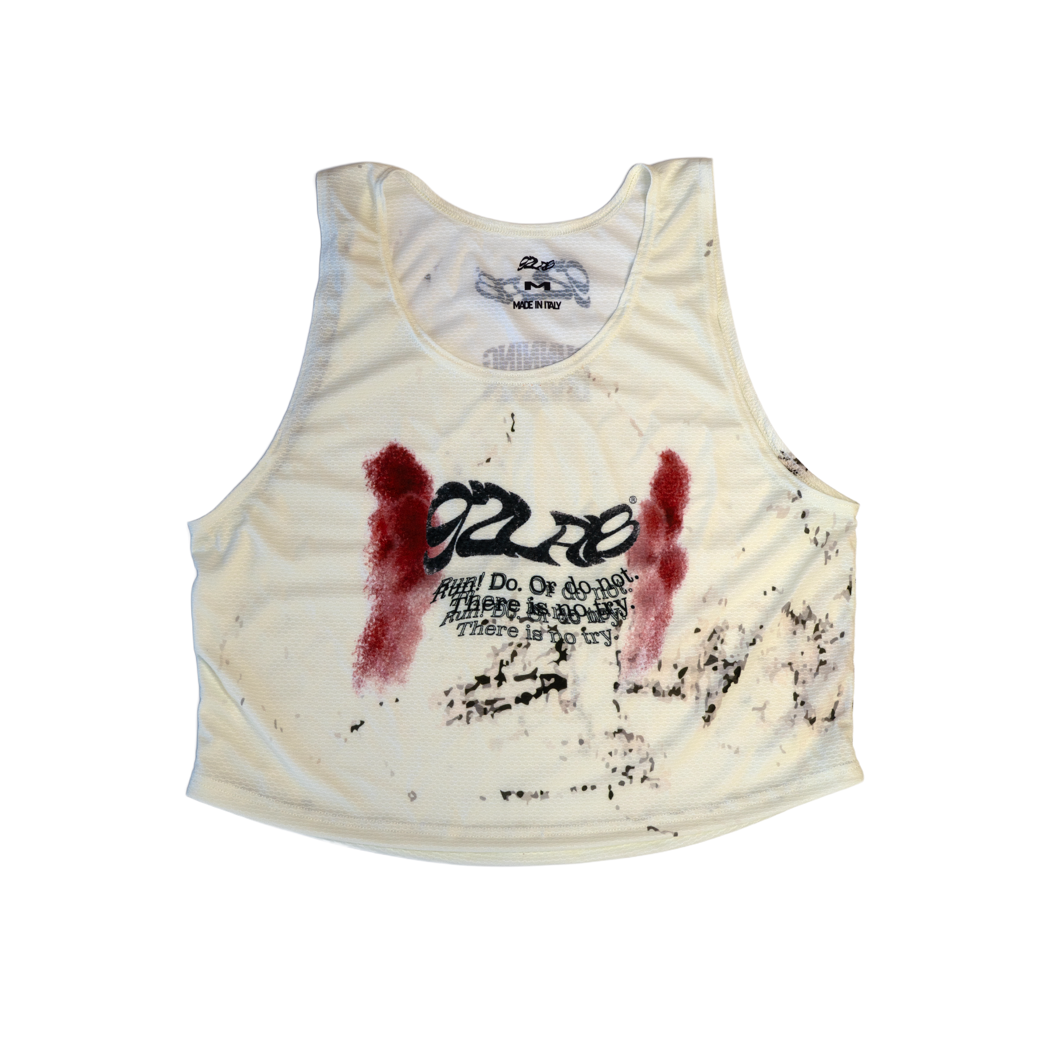 CROPPED TANK TOP  - BLOOD HURT